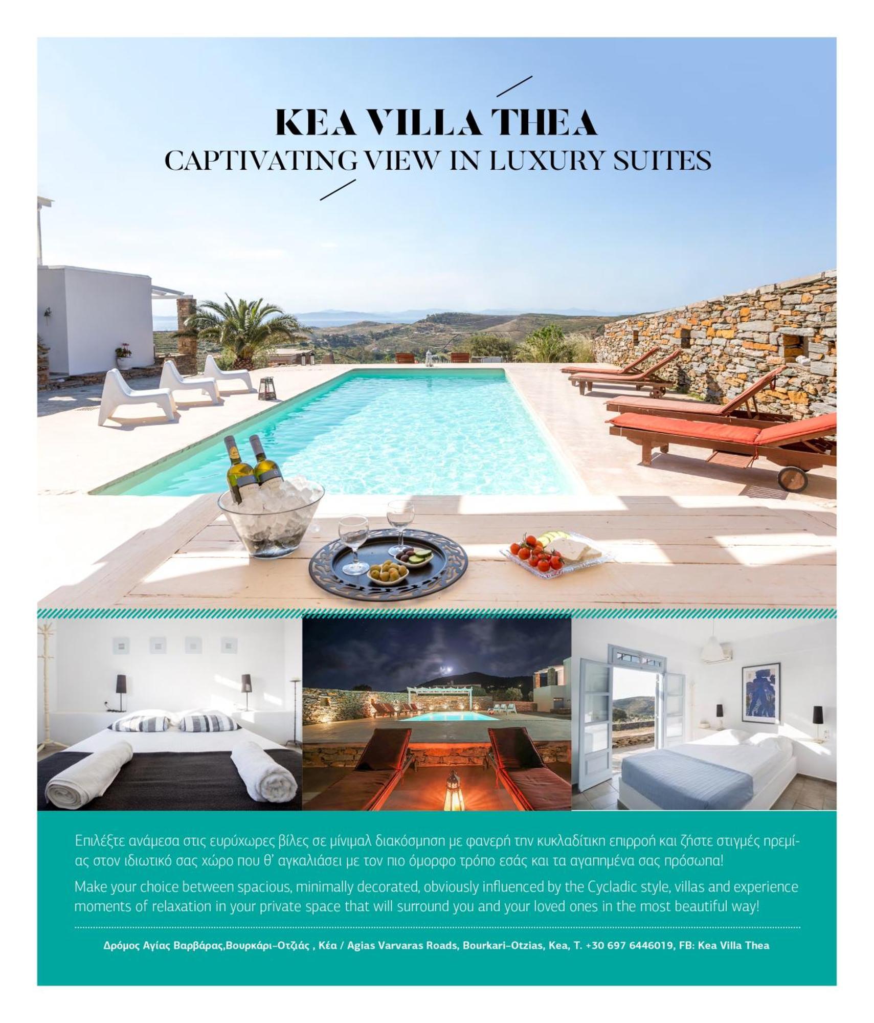 Kea Villa Thea- Villa Ilios Vourkárion Exteriér fotografie